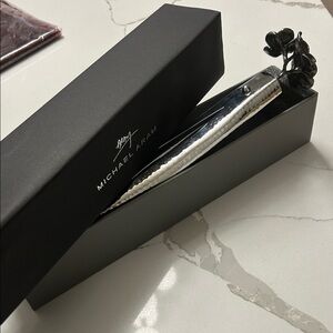 Michael Aram Silver Grooming Tool with Black Accents